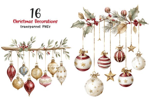 Download Christmas Decorations Clipart - Christmas Collection