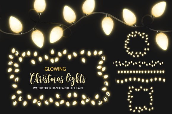 Download Christmas Fairy Lights Overlay Clipart - Christmas Collection