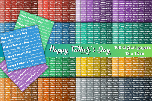Download 100 Colorful Happy Father's Day Papers - Premium Resources