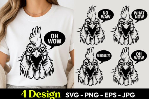 Download Chicken Wow Expression SVG PNG - Expression Collection