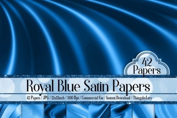 Download Royal Blue Luxury Silk Satin Papers - Silk Collection