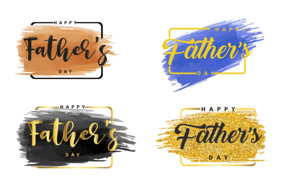Download Happy Father's Day 4 Color Illustration - Happy father's day Collection