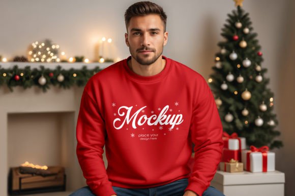 Download Christmas Sweatshirt Mockup - Christmas Collection